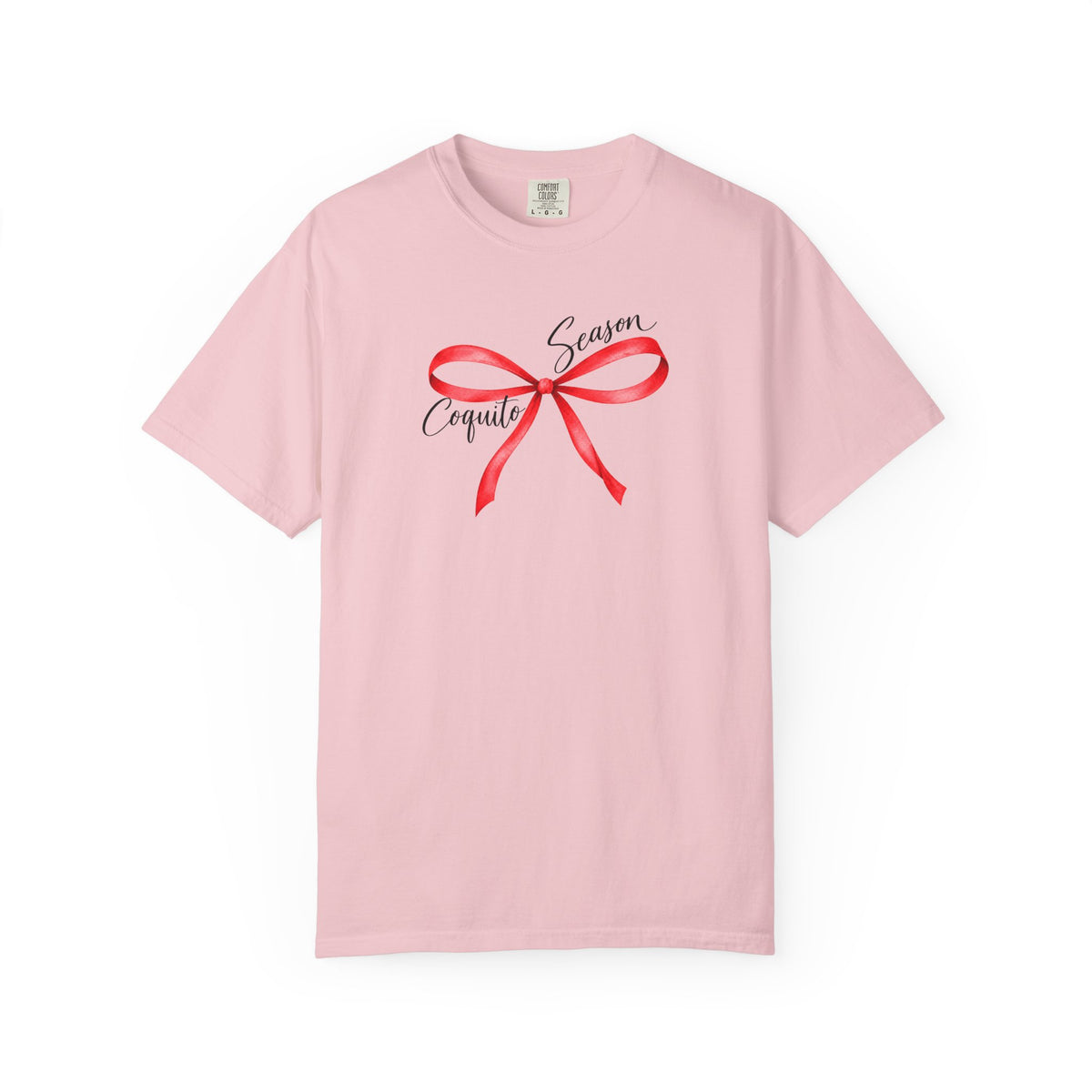 Coquito Season Bow Tee | Comfort Colors 1717